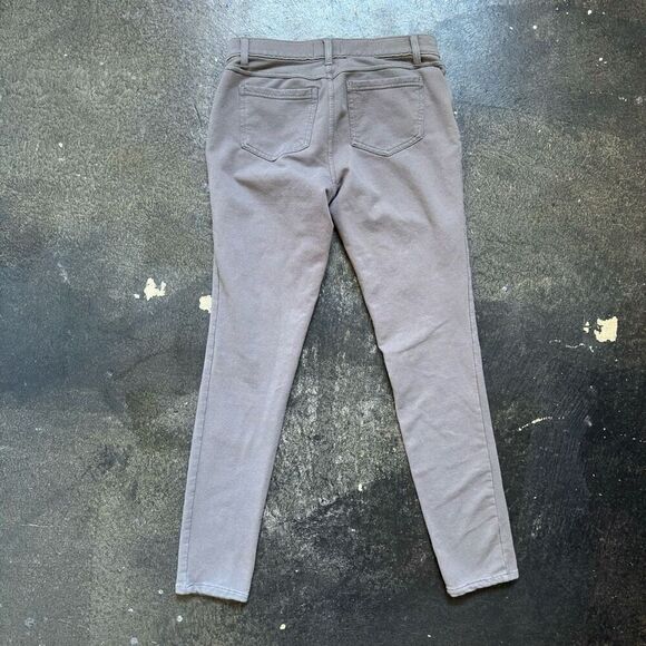 Mudd Women's Solid Cotton Blend Pants Gray Size 5 Low Rise Style Essential - Picture 12 of 14